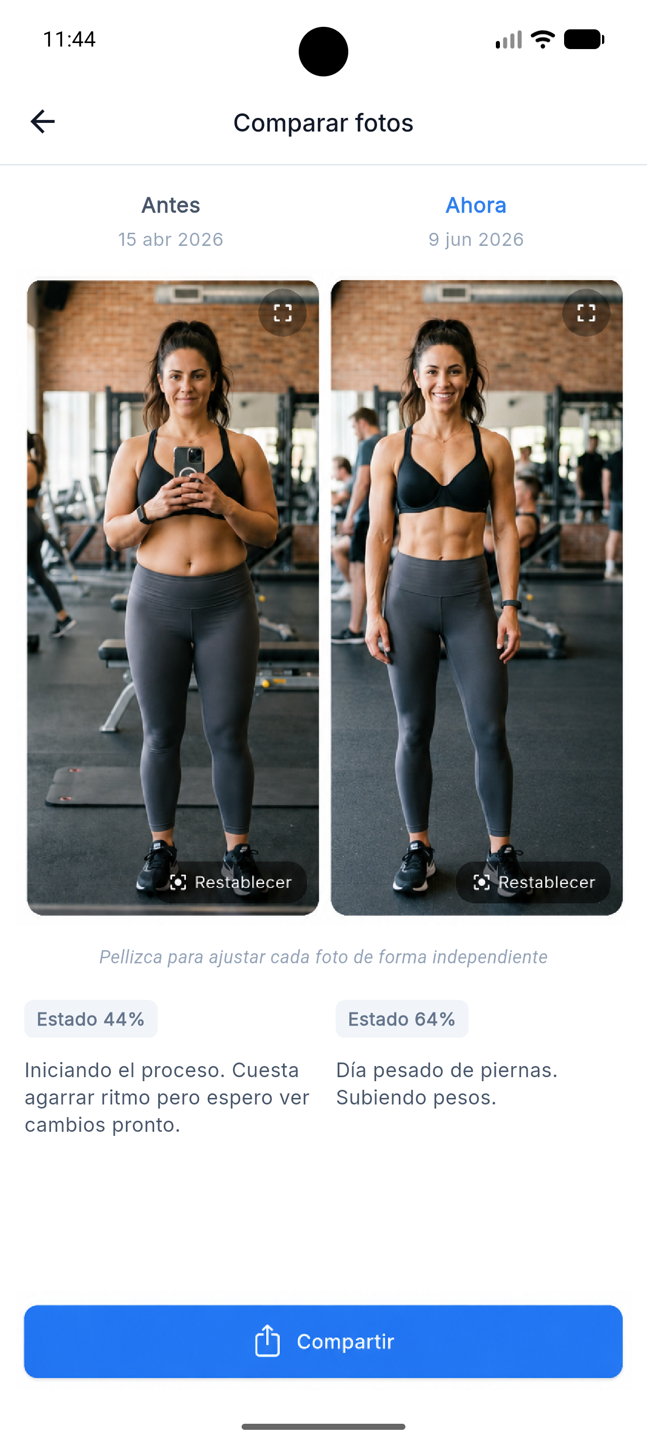 Comparación de Fotos